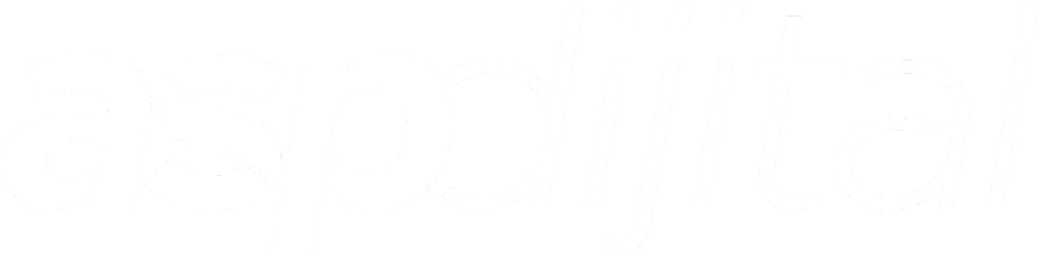 Asp Dijital Logo Beyaz